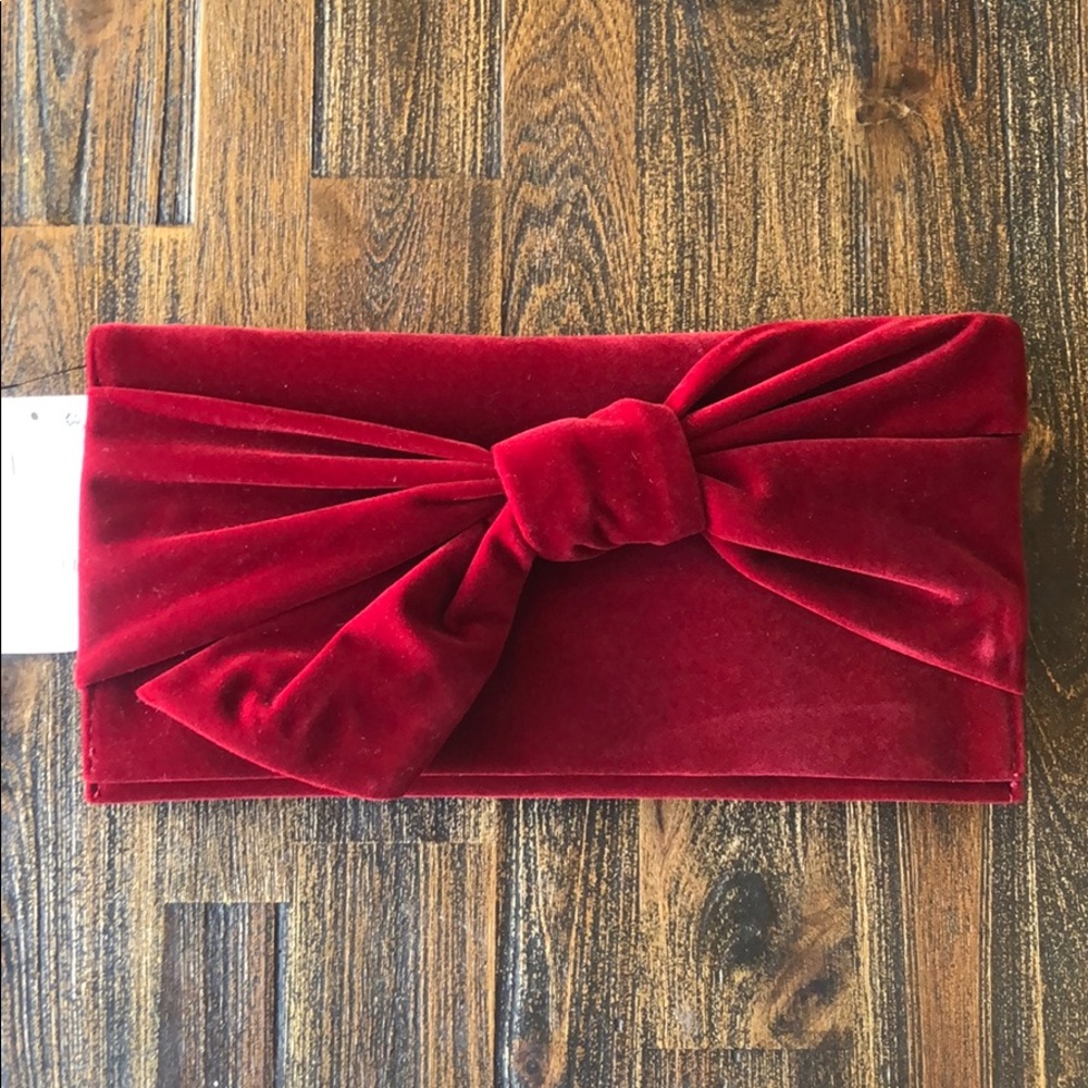 INC International Concepts Bowman Clutch Velvet